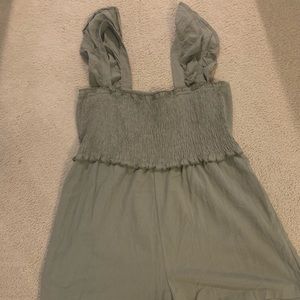 SHEIN Curve, Ruffle Sleeveless Romper, Size 1X